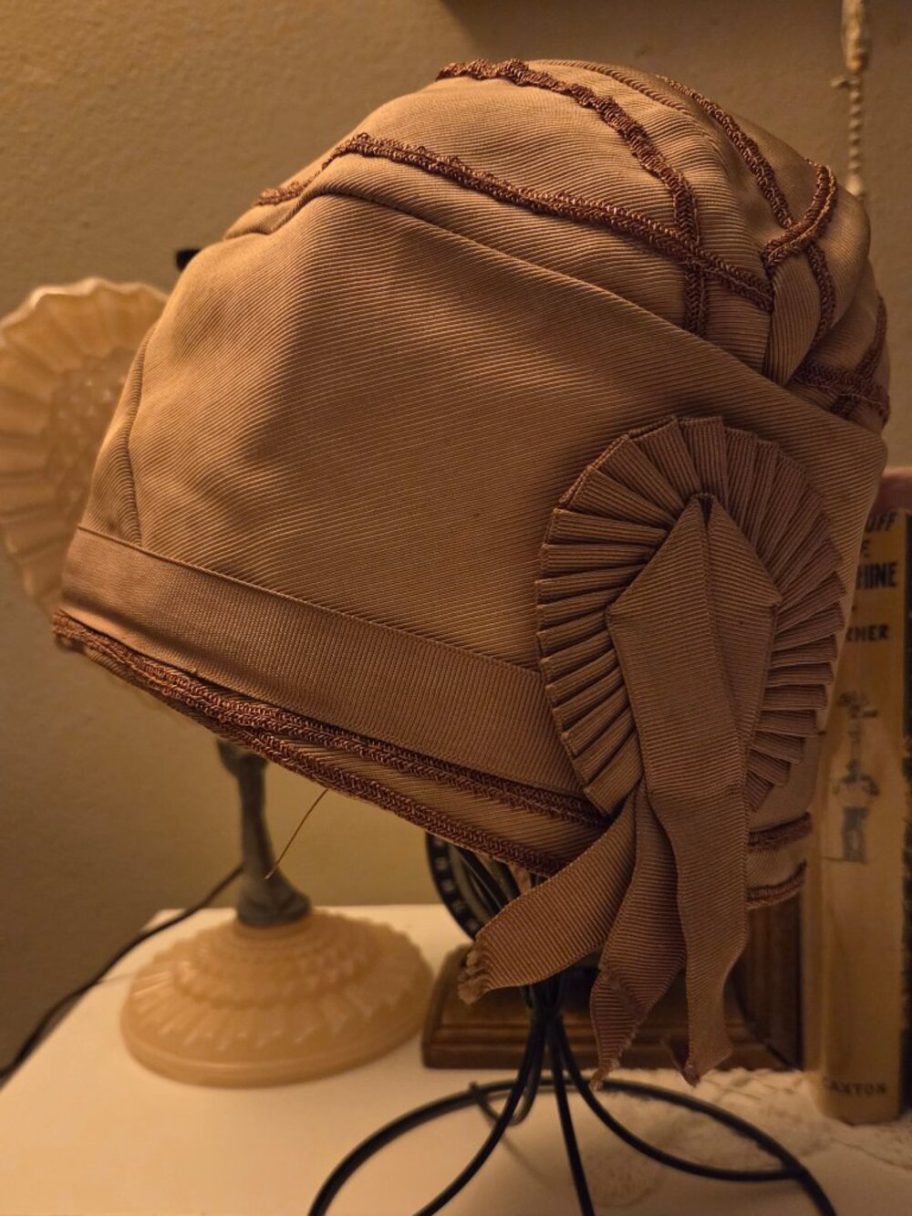 1920s Ribbon Cloche